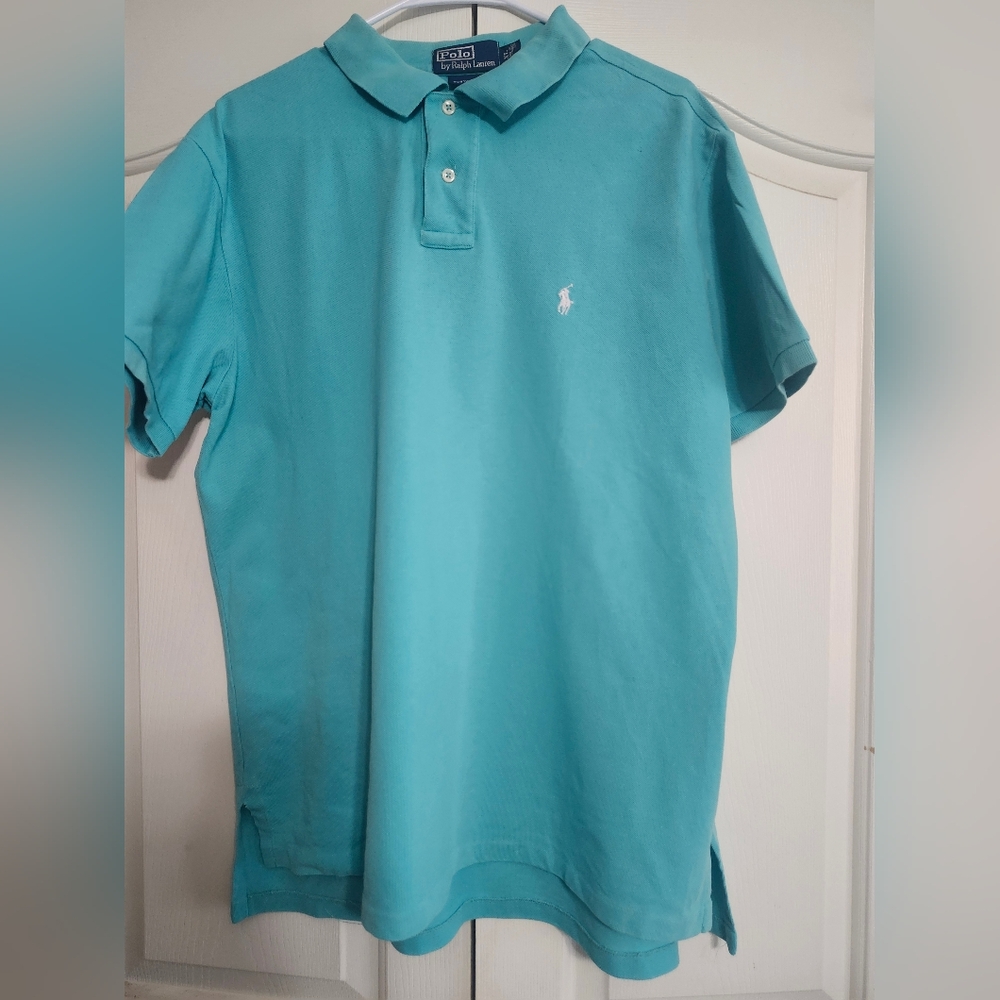 Polo by Ralph Lauren Men's Blue Polo Shirt